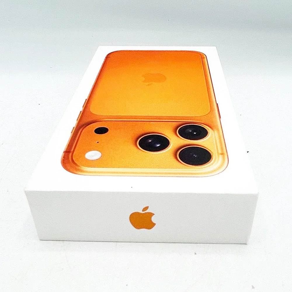 Apple iPhone 17 Pro Box Only Orange‎ Excellent Empty Replacement Box